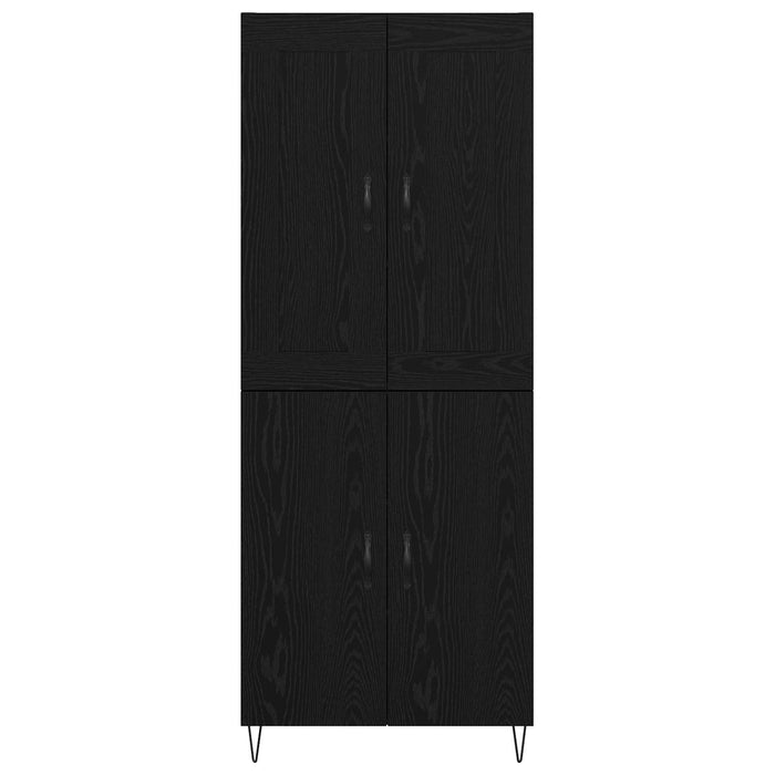 Bufet Stejar Negru 69,5 x 34 x 180 cm Lemn compozit - WALTI WALTI