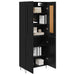 Bufet Stejar Negru 69,5 x 34 x 180 cm Lemn compozit - WALTI WALTI