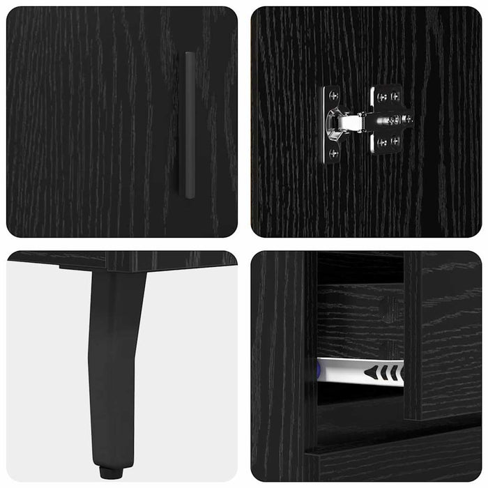Bufet cu sertar Stejar Negru 69,5 x 34 x 180 cm - WALTI WALTI