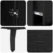 Bufet cu sertar Stejar Negru 34,5 x 34 x 180 cm Lemn compozit - WALTI WALTI