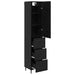 Bufet cu sertar Stejar Negru 34,5 x 34 x 180 cm Lemn compozit - WALTI WALTI