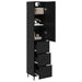 Bufet cu sertar Stejar Negru 34,5 x 34 x 180 cm Lemn compozit - WALTI WALTI