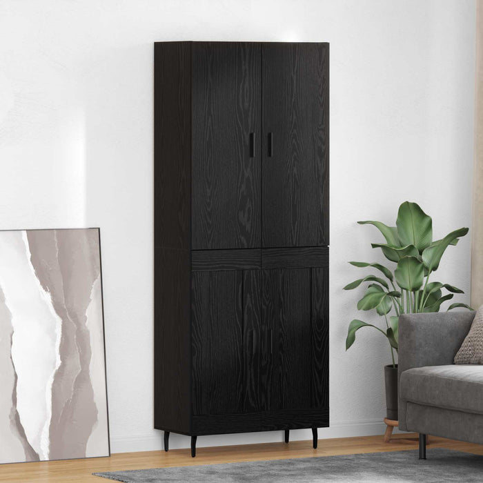 Bufet Stejar negru 69,5 x 34 x 180 cm - WALTI WALTI