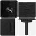 Bufet Stejar Negru 34,5 x 34 x 180 cm Lemn compozit - WALTI WALTI