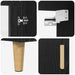 Bufet Pe perete 2 pcs Stejar Negru Lemn compozit - WALTI WALTI