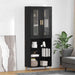 Bufet Pe perete 2 pcs Stejar Negru Lemn compozit - WALTI WALTI