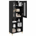 Bufet Pe perete 2 pcs Stejar Negru Lemn compozit - WALTI WALTI