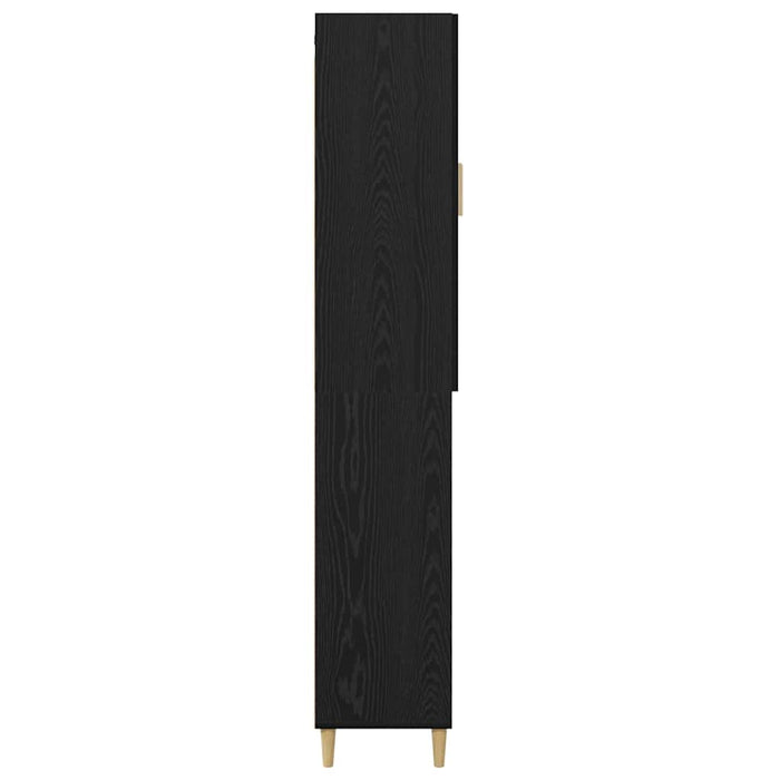 Bufet Pe perete 2 pcs Stejar Negru Lemn compozit - WALTI WALTI