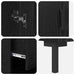 Bufet cu sertar 2 pcs Stejar Negru Lemn compozit - WALTI WALTI