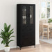 Bufet cu sertar 2 pcs Stejar Negru Lemn compozit - WALTI WALTI