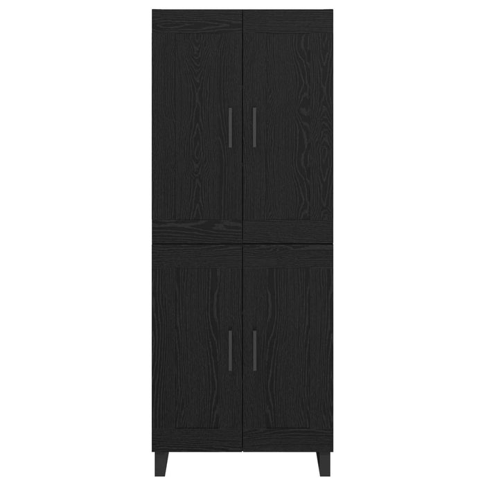 Bufet Stejar Negru 69,5 x 34 x 180 cm Lemn compozit - WALTI WALTI