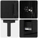 Bufet cu sertar Stejar Negru 69,5 x 34 x 180 cm Lemn compozit - WALTI WALTI