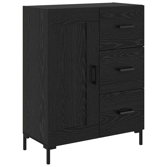 Bufet cu sertar Stejar Negru 69,5 x 34 x 180 cm Lemn compozit - WALTI WALTI