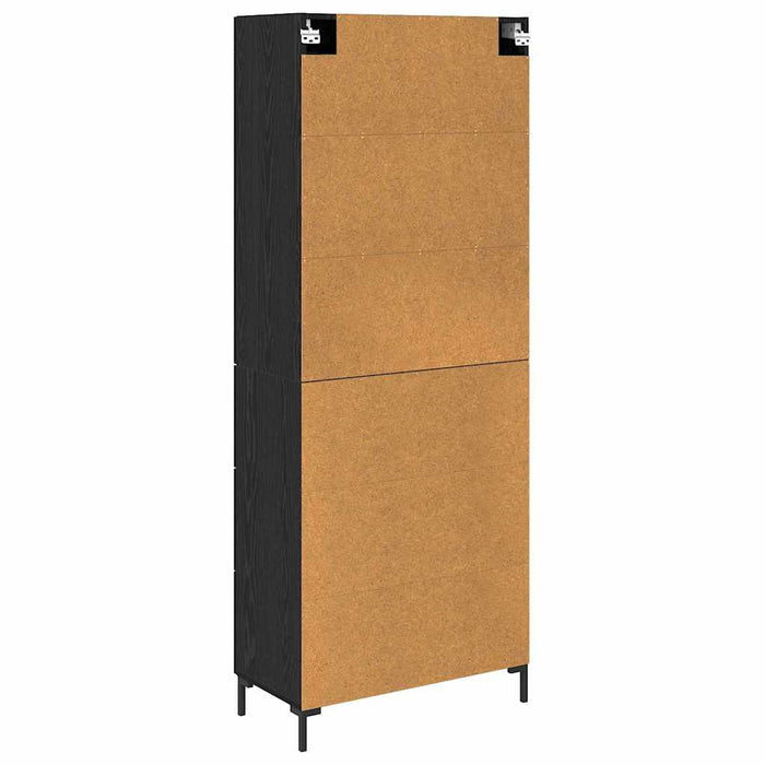Bufet cu sertar Stejar Negru 69,5 x 34 x 180 cm Lemn compozit - WALTI WALTI
