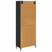 Bufet cu sertar Stejar Negru 69,5 x 34 x 180 cm Lemn compozit - WALTI WALTI
