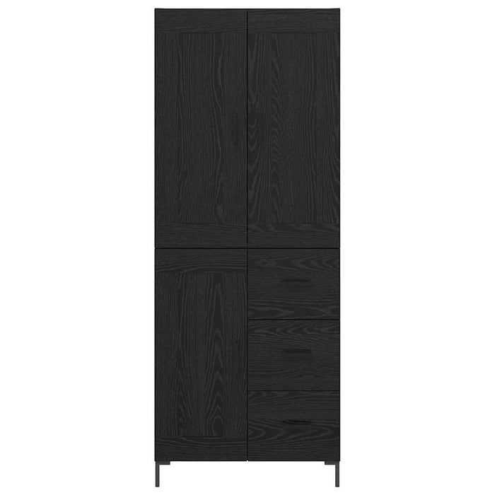 Bufet cu sertar Stejar Negru 69,5 x 34 x 180 cm Lemn compozit - WALTI WALTI