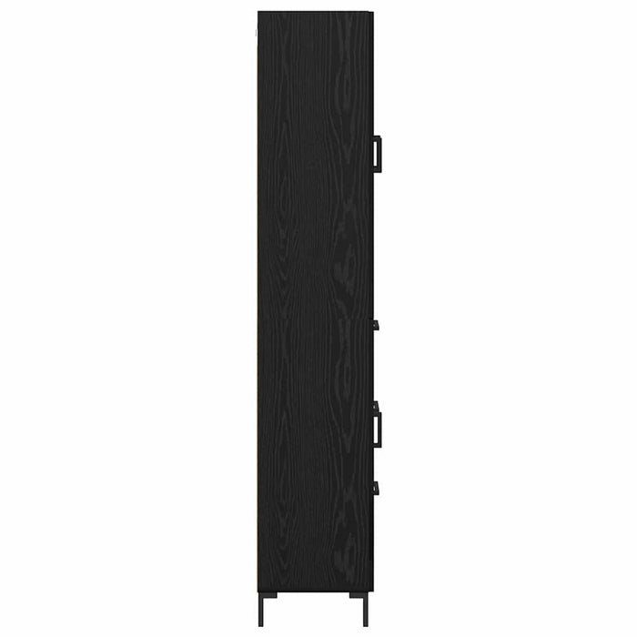 Bufet cu sertar Stejar Negru 69,5 x 34 x 180 cm Lemn compozit - WALTI WALTI