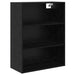 Bufet Pe perete cu sertar 2 pcs Stejar Negru Lemn compozit - WALTI WALTI