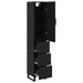 Bufet cu sertar Stejar Negru 34,5 x 34 x 180 cm Lemn compozit - WALTI WALTI