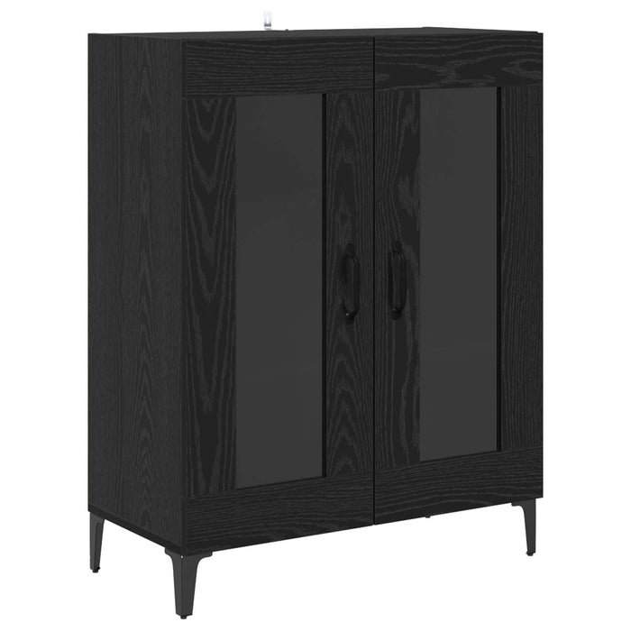 Bufet Pe perete Stejar Negru 69,5 x 34 x 180 cm Lemn compozit - WALTI WALTI