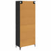 Bufet Pe perete Stejar Negru 69,5 x 34 x 180 cm Lemn compozit - WALTI WALTI