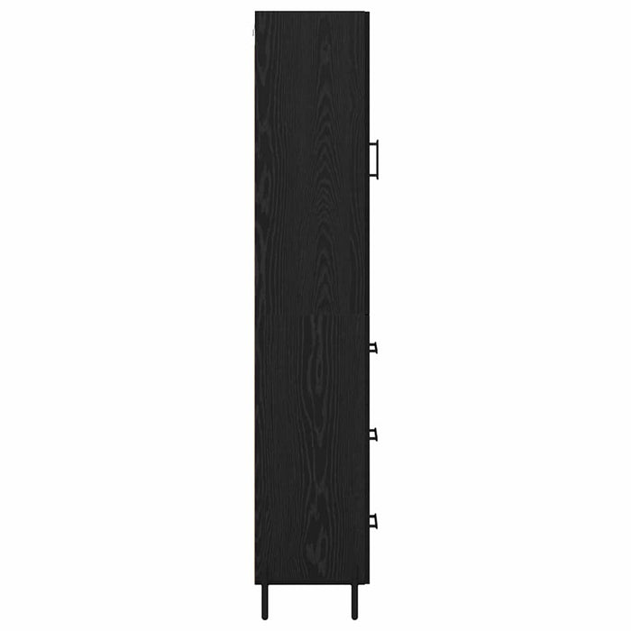 Bufet cu sertar Stejar Negru 34,5 x 34 x 180 cm Lemn compozit - WALTI WALTI