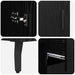 Bufet 2 pcs Stejar negru 69,5 x 34 x 180 cm Lemn compozit - WALTI WALTI