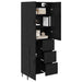 Bufet 2 pcs Stejar negru 69,5 x 34 x 180 cm Lemn compozit - WALTI WALTI