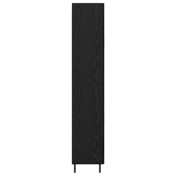 Bufet 2 pcs Stejar negru 69,5 x 34 x 180 cm Lemn compozit - WALTI WALTI