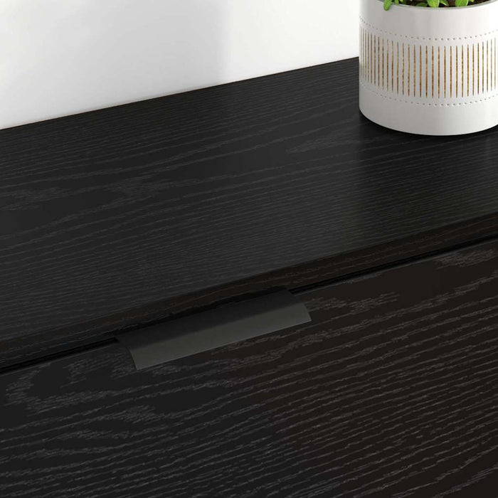 Bufet cu sertar 3 pcs Stejar negru Lemn compozit - WALTI WALTI