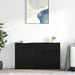 Bufet cu sertar 3 pcs Stejar negru Lemn compozit - WALTI WALTI