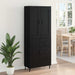 Bufet cu sertar 2 pcs Stejar Negru Lemn compozit - WALTI WALTI