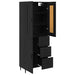 Bufet cu sertar 2 pcs Stejar Negru Lemn compozit - WALTI WALTI