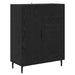 Bufet cu sertar 2 pcs Stejar Negru Lemn compozit - WALTI WALTI