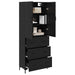 Bufet Pe perete Stejar Negru 69,5 x 34 x 180 cm Lemn compozit - WALTI WALTI