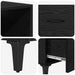 Bufet Pe perete cu sertar 2 pcs Stejar Negru Lemn compozit - WALTI WALTI