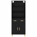 Bufet 2 pcs Stejar Negru 69,5 x 34 x 180 cm Lemn compozit - WALTI WALTI