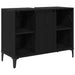 Set de mobilier pentru baie 3 pcs Stejar negru Lemn compozit - WALTI WALTI