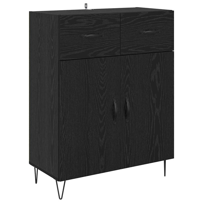 Bufet cu sertar Stejar Negru 69,5 x 34 x 180 cm Lemn compozit - WALTI WALTI