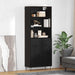Bufet Pe perete cu sertar 2 pcs Stejar Negru Lemn compozit - WALTI WALTI