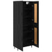 Bufet 2 pcs Stejar Negru Lemn compozit - WALTI WALTI