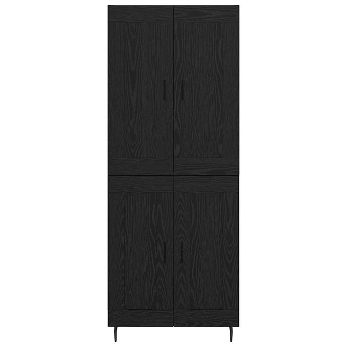 Bufet 2 pcs Stejar Negru Lemn compozit - WALTI WALTI