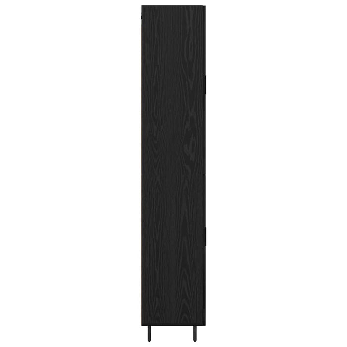 Bufet 2 pcs Stejar Negru Lemn compozit - WALTI WALTI
