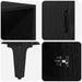 Bufet Pe perete cu sertar 2 pcs Stejar Negru Lemn compozit - WALTI WALTI