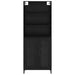 Bufet Pe perete cu sertar 2 pcs Stejar Negru Lemn compozit - WALTI WALTI