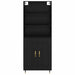 Bufet Stejar negru 69,5 x 34 x 180 cm Lemn compozit - WALTI WALTI