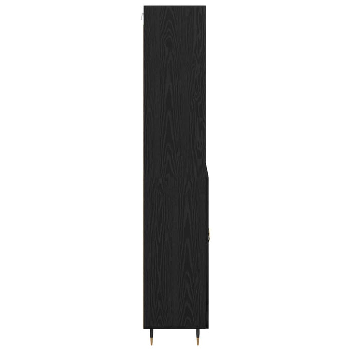 Bufet Stejar negru 69,5 x 34 x 180 cm Lemn compozit - WALTI WALTI