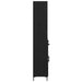 Bufet Pe perete cu sertar 2 pcs Stejar Negru Lemn compozit - WALTI WALTI