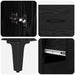 Bufet Pe perete Stejar Negru 69,5 x 34 x 180 cm Lemn compozit - WALTI WALTI