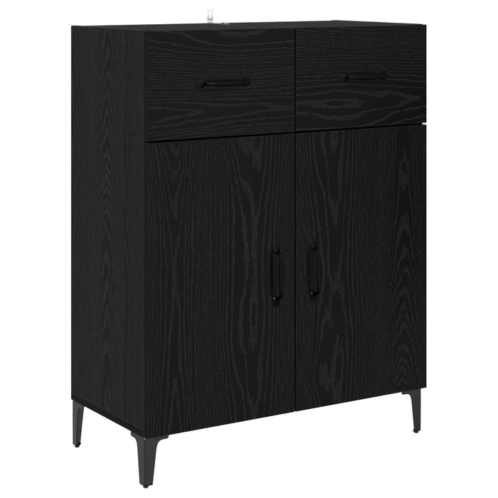 Bufet Pe perete Stejar Negru 69,5 x 34 x 180 cm Lemn compozit - WALTI WALTI